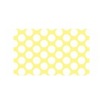 Yellow Polkadot Satin Wrap