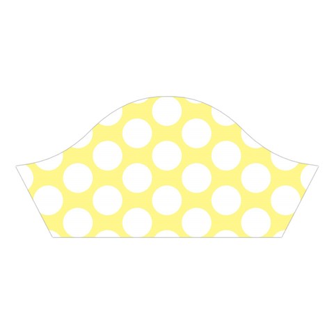 Yellow Polkadot Cotton Crop Top from ArtsNow.com Left Sleeve