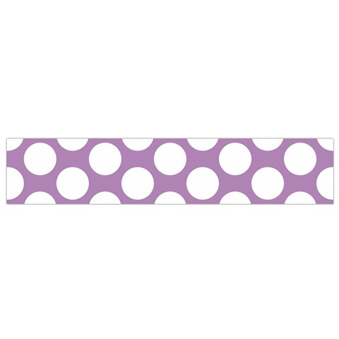 Lilac Polkadot Flano Scarf (Small) from ArtsNow.com Back