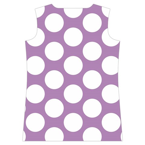 Lilac Polkadot Women s Basketball Tank Top from ArtsNow.com Back