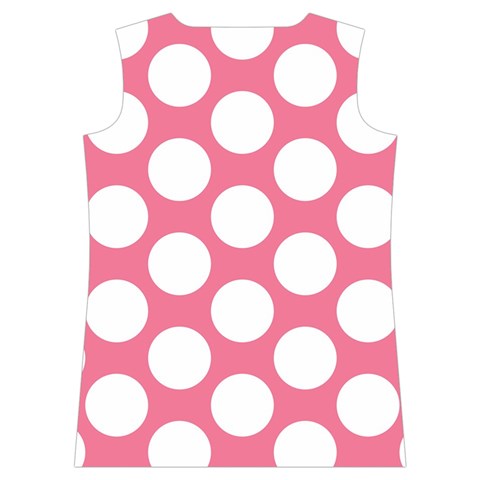 Pink Polkadot Women s Basketball Tank Top from ArtsNow.com Back