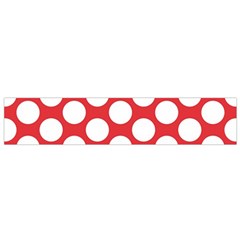 Red Polkadot Flano Scarf (Small) from ArtsNow.com Front