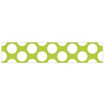 Spring Green Polkadot Flano Scarf (Small)