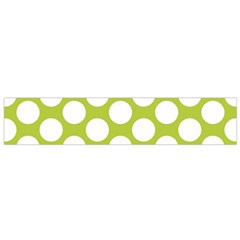 Spring Green Polkadot Flano Scarf (Small) from ArtsNow.com Back