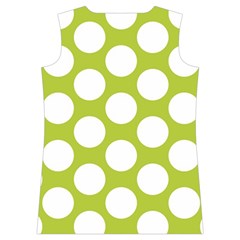 Spring Green Polkadot Women s Basketball Tank Top from ArtsNow.com Back