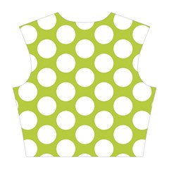 Spring Green Polkadot Cotton Crop Top from ArtsNow.com Back