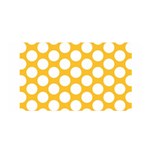 Sunny Yellow Polkadot Satin Wrap