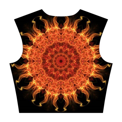 Flaming Sun Cotton Crop Top from ArtsNow.com Back