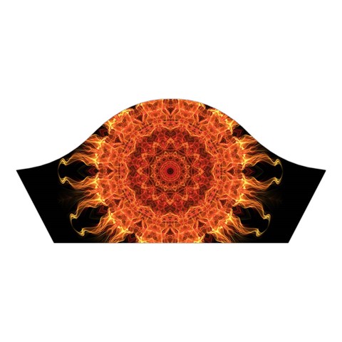 Flaming Sun Cotton Crop Top from ArtsNow.com Left Sleeve