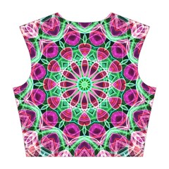 Flower Garden Cotton Crop Top from ArtsNow.com Back