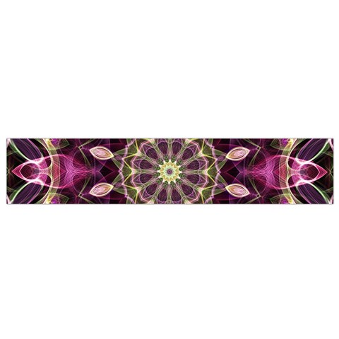 Purple Flower Flano Scarf (Small) from ArtsNow.com Front