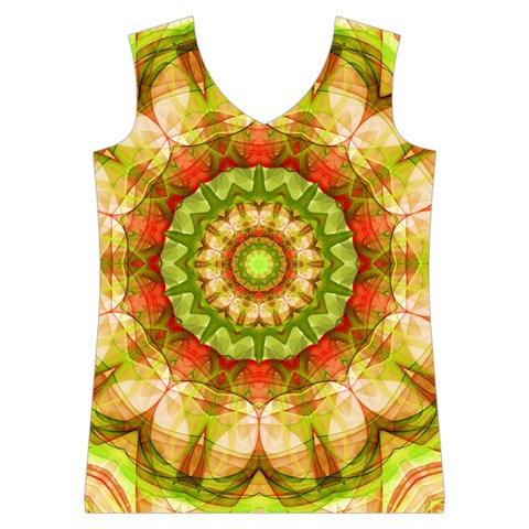 Red Green Apples Mandala Women s Basketball Tank Top from ArtsNow.com Front