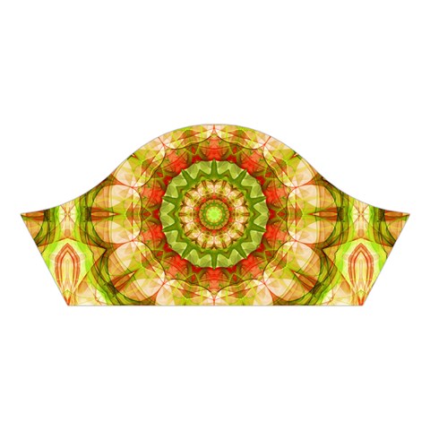 Red Green Apples Mandala Cotton Crop Top from ArtsNow.com Right Sleeve