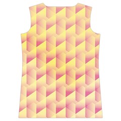 Geometric Pink & Yellow  Women s Basketball Tank Top from ArtsNow.com Back