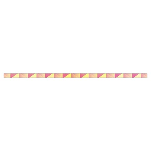 Geometric Pink & Yellow  Cotton Crop Top from ArtsNow.com Hem