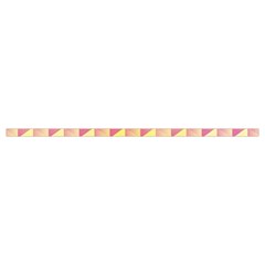 Geometric Pink & Yellow  Cotton Crop Top from ArtsNow.com Hem