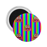 rainbow poo Emoji  2.25  Magnet