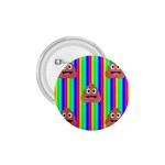 rainbow poo Emoji  1.75  Button