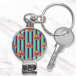 rainbow poo Emoji  Nail Clippers Key Chain