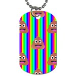 rainbow poo Emoji  Dog Tag (One Side)