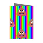 rainbow poo Emoji  Mini Greeting Cards (Pkg of 8)