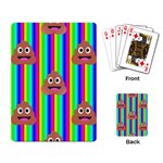 rainbow poo Emoji  Playing Cards Single Design