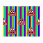 rainbow poo Emoji  Small Glasses Cloth (2 Sides)