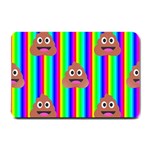 rainbow poo Emoji  Small Doormat