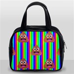 rainbow poo Emoji  Classic Handbag (Two Sides)