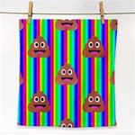 rainbow poo Emoji  Face Towel