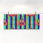 rainbow poo Emoji  Hand Towel