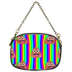 rainbow poo Emoji  Chain Purse (One Side)