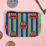 rainbow poo Emoji  Mini Coin Purse