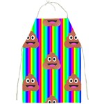 rainbow poo Emoji  Full Print Apron