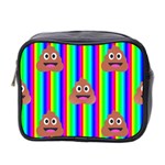 rainbow poo Emoji  Mini Toiletries Bag (Two Sides)