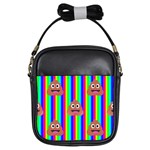 rainbow poo Emoji  Girls Sling Bag