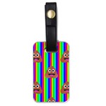 rainbow poo Emoji  Luggage Tag (one side)