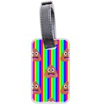 rainbow poo Emoji  Luggage Tag (two sides)