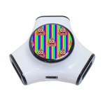 rainbow poo Emoji  3-Port USB Hub