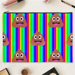 rainbow poo Emoji  Cosmetic Bag (XXXL)