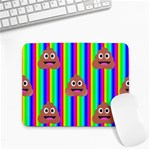 rainbow poo Emoji  Small Mousepad