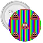 rainbow poo Emoji  3  Button