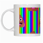 rainbow poo Emoji  White Mug