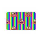 rainbow poo Emoji  Magnet (Name Card)