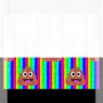 rainbow poo Emoji  Jigsaw Puzzle (Rectangular)