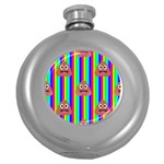 rainbow poo Emoji  Hip Flask (5 oz)