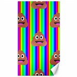 rainbow poo Emoji  Canvas 40  x 72 