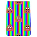 rainbow poo Emoji  Removable Flap Cover (L)