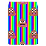 rainbow poo Emoji  Removable Flap Cover (S)