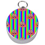 rainbow poo Emoji  Silver Compass